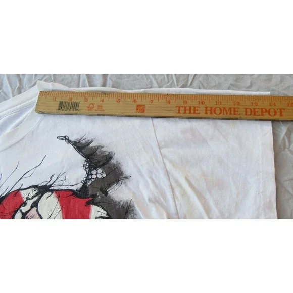 VTG 90s Cheshire Cat T Shirt Andazia Alice In Wonderland USA Made, Single Stitch